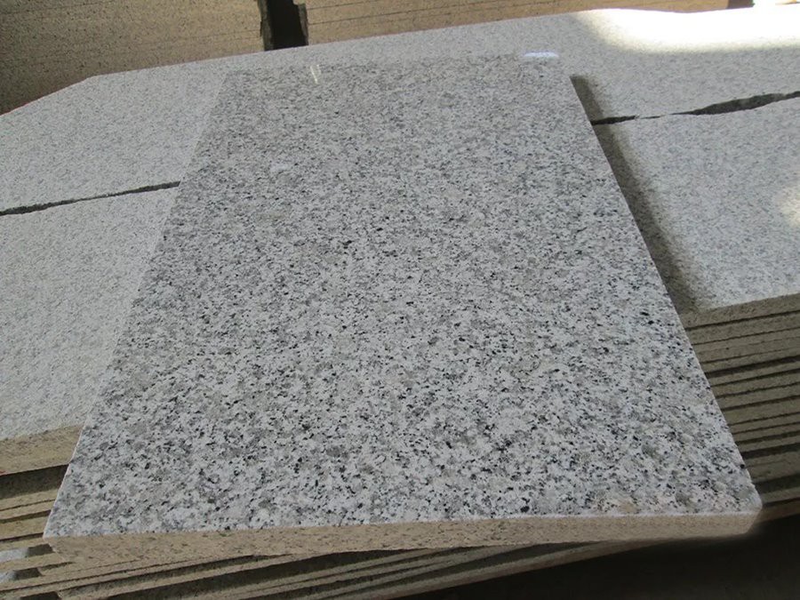 Oriental White Granite Slab Flamed