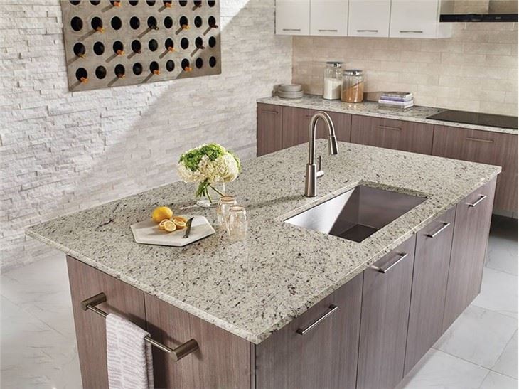 White Rose Granite Countertop