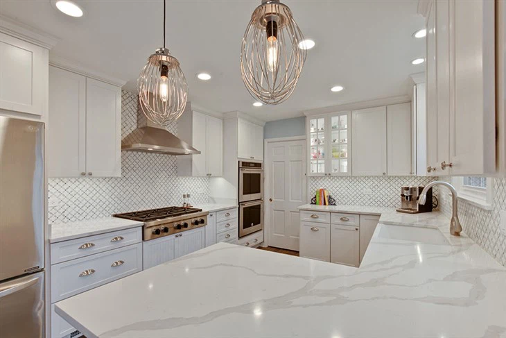 Calacatta Quartz Kitchen 5