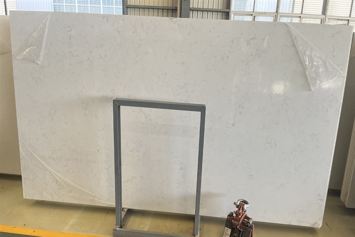 Carrara White Quartz Slab
