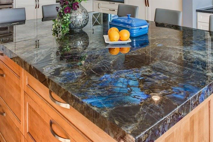 Aphrodite Blue Granite Countertop